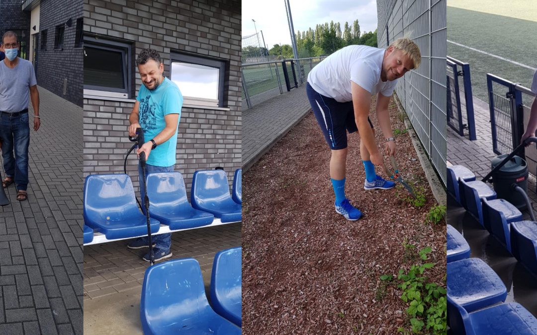 Erster Dreck-Weg-Tag am Sportpark Ratingen