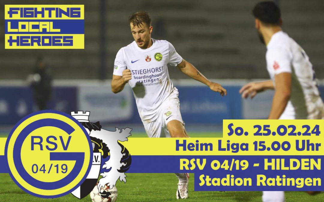 Spannende Aufgaben für Ratingen 04/19 gegen Hilden