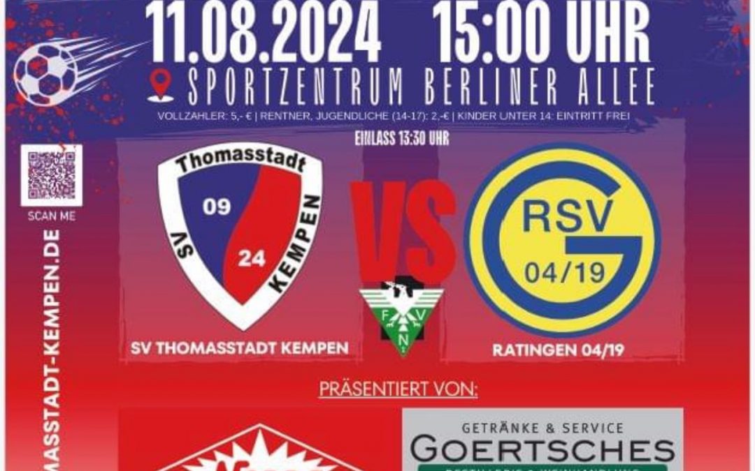 1. Runde im Niederrhein-Pokal