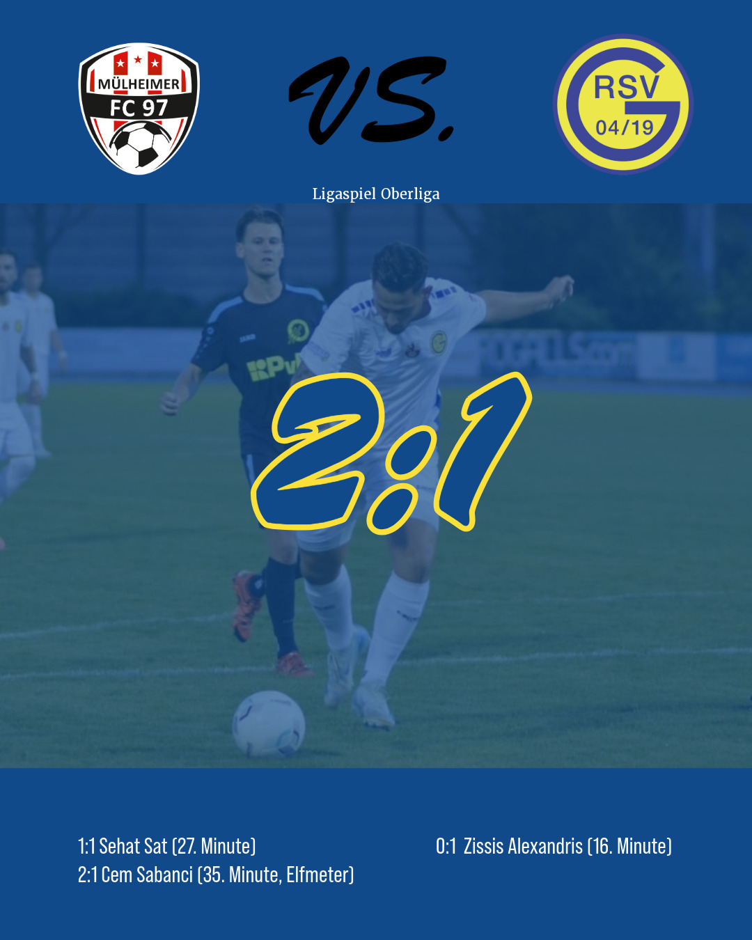 Bittere 1:2-Niederlage für Ratingen 04/19 in Mülheim