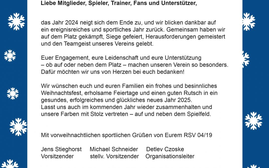 Weihnachtsgruß 2024