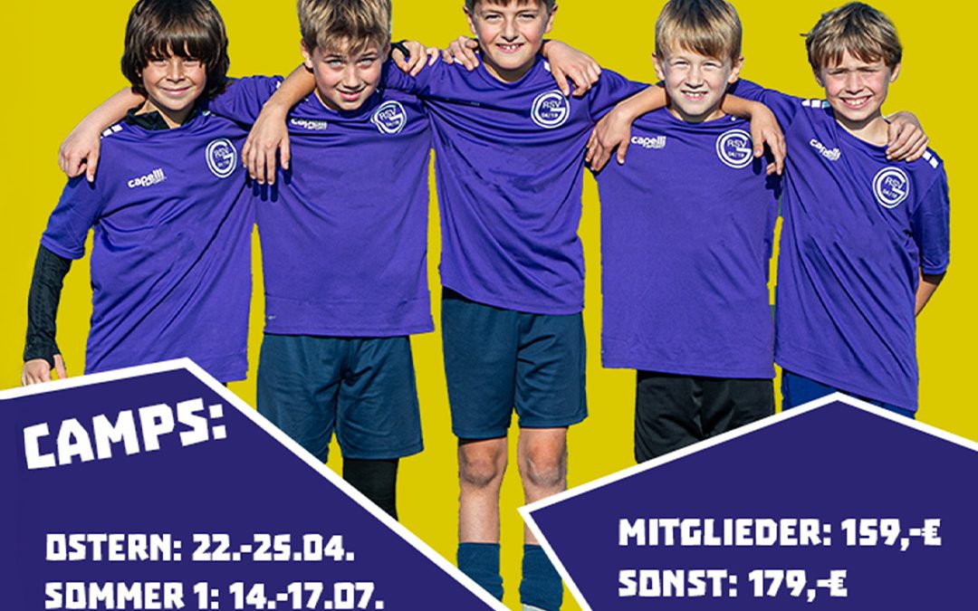 Ferien-Fußballcamp SOMMER 2025 – Jetzt anmelden!