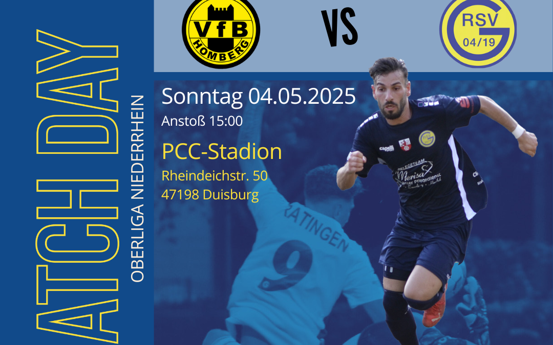 MATCHDAY ->  VfB Homberg vs. Ratingen 04/19