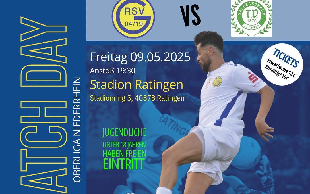 MATCHDAY -> Ratingen 04/19 vs. TVD Velbert