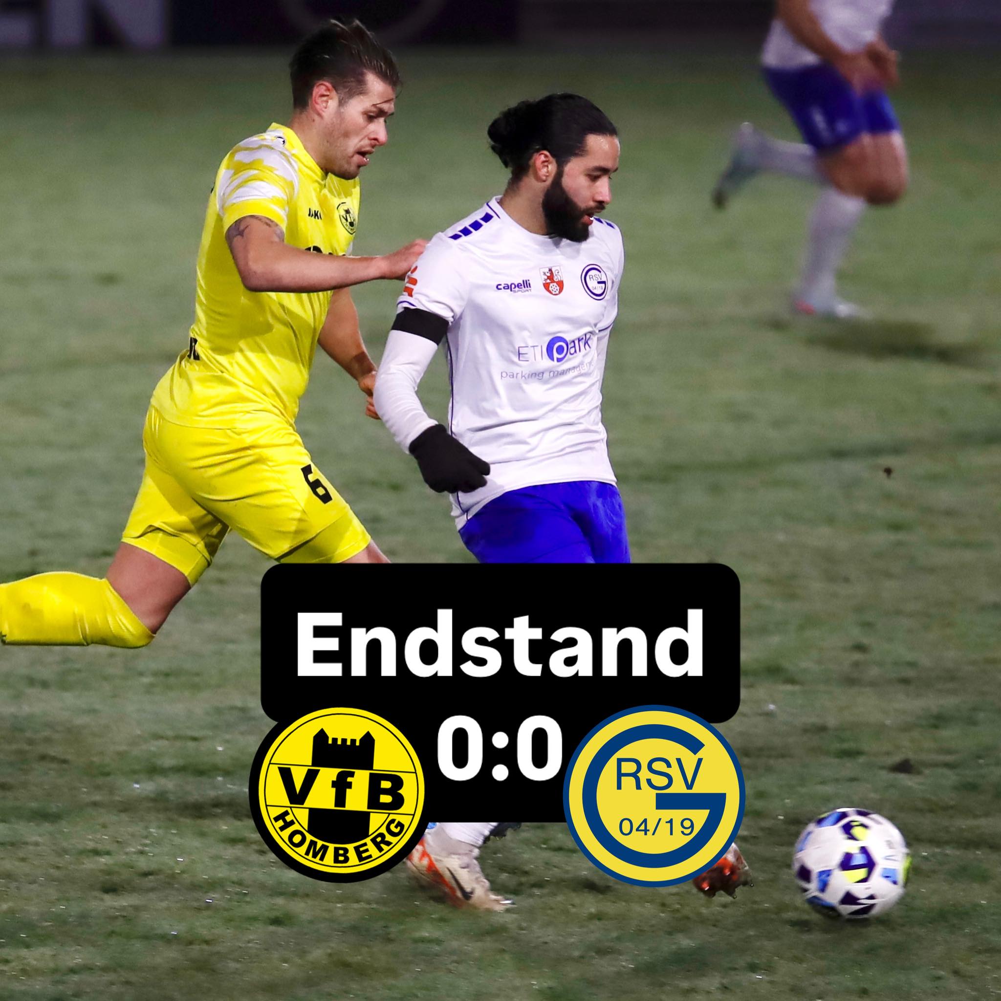 💙💛 Punkteteilung in Homberg – 0:0 beim VfB Homberg