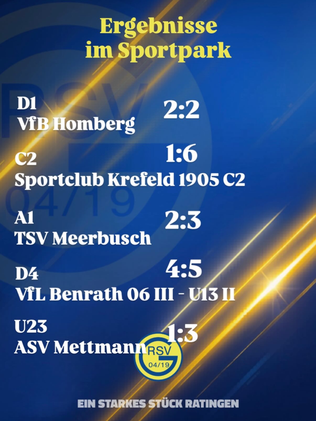 Was war los im Sportpark?