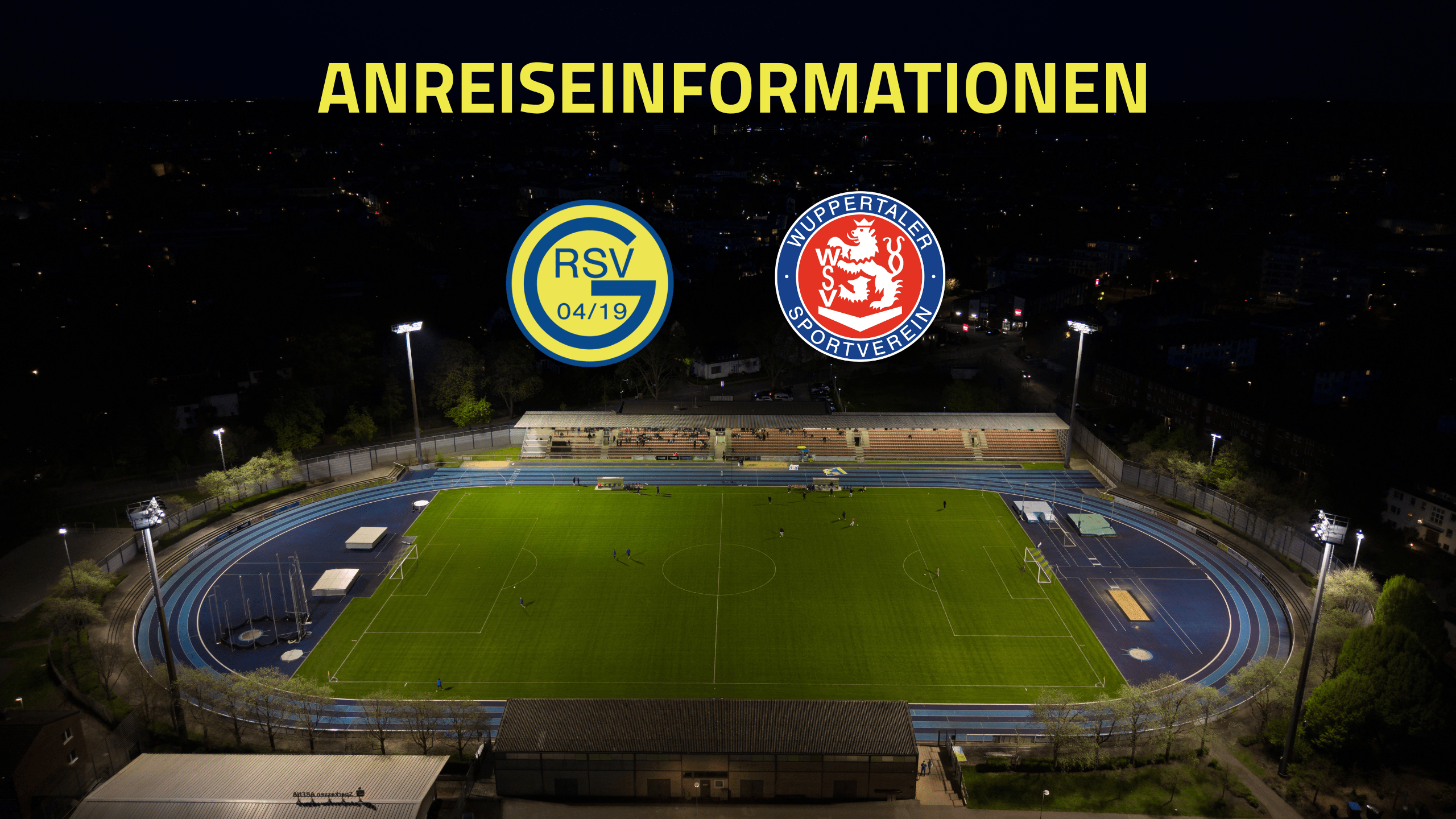 Informationen für die Fans des Wuppertaler SV zur Anreise