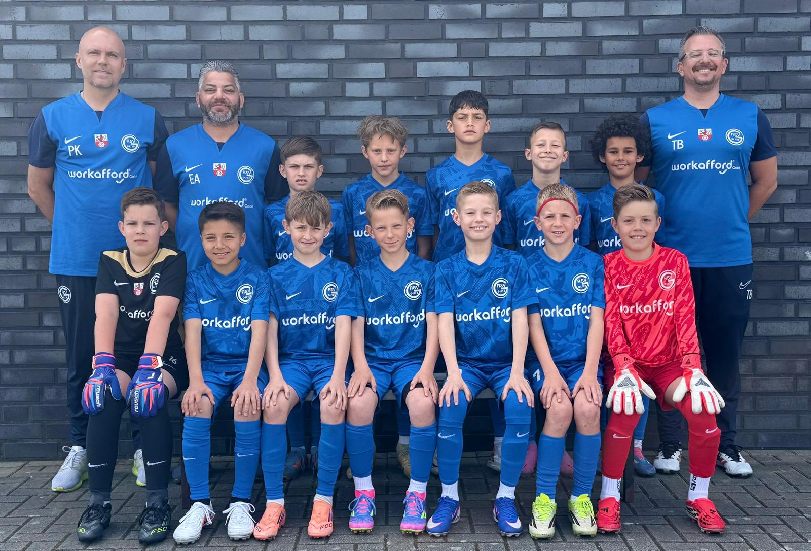 Die E1(U10) Mannschaft des Ratingen 04/19 Fußballvereins