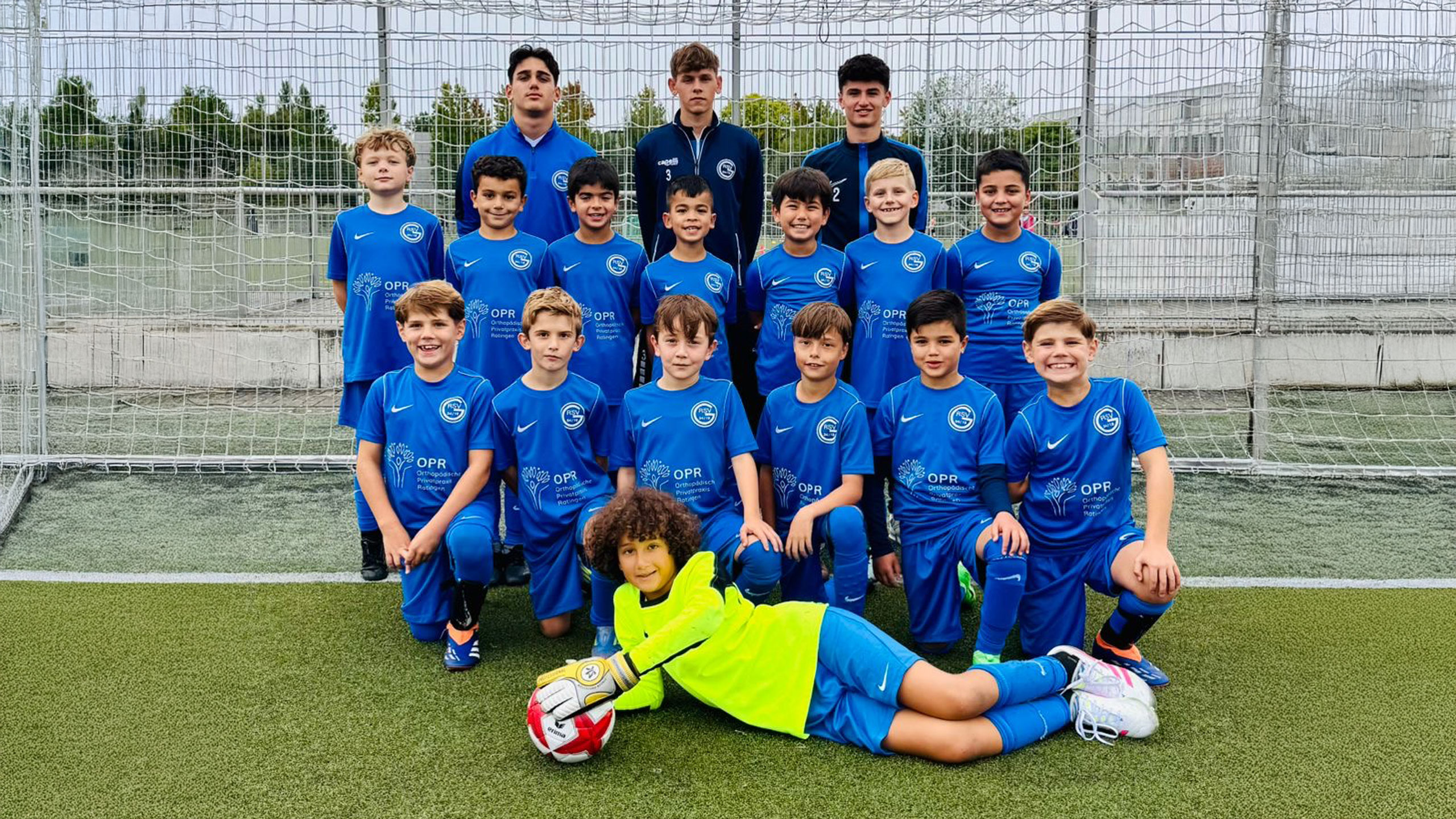 Die F3 Mannschaft des Ratingen 04/19 Fußballvereins