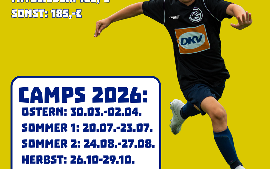 Ostercamp 2026 bei Ratingen 04/19 – Fußball, Spaß und Gemeinschaft in den Ferien