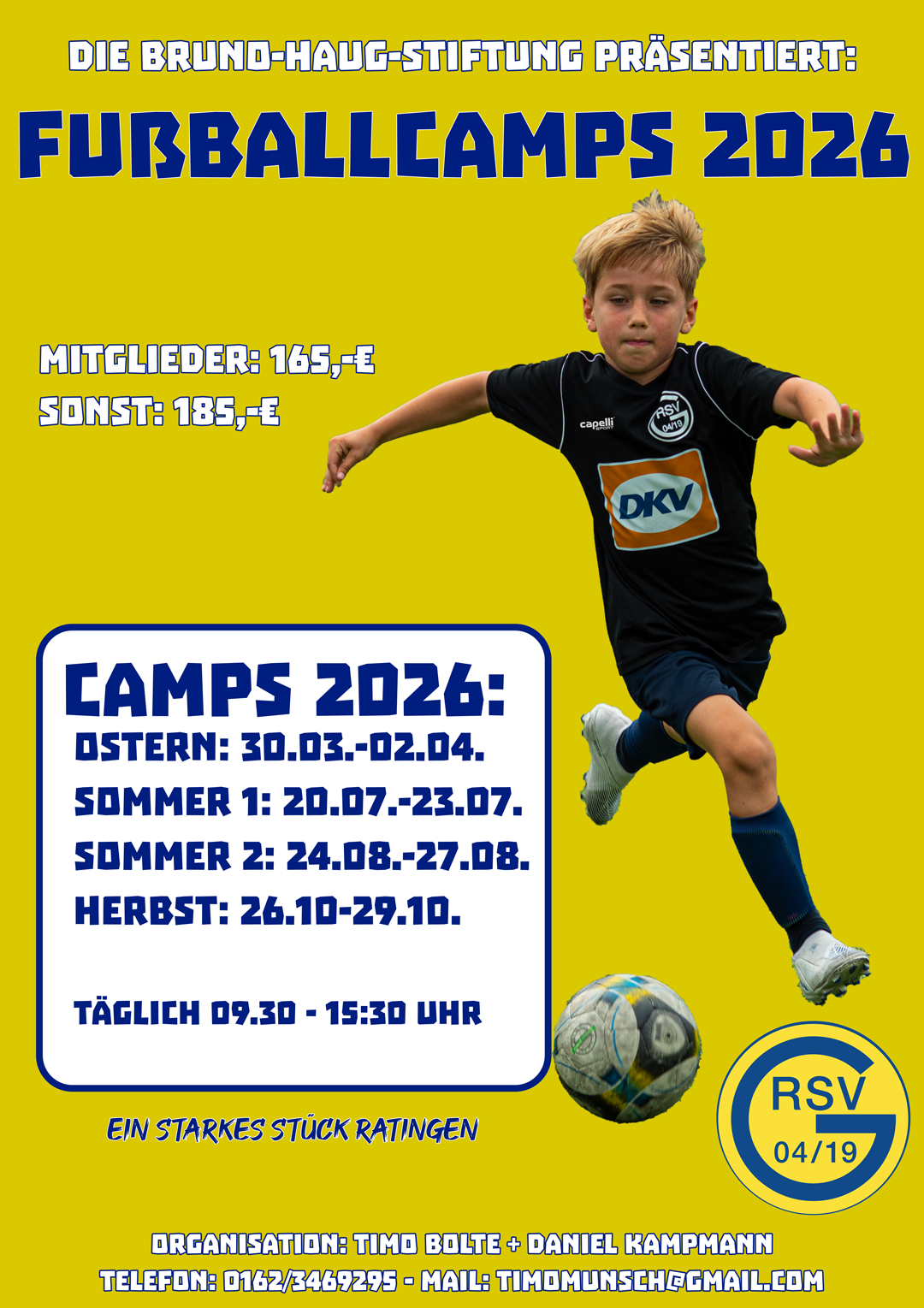Ostercamp 2026 bei Ratingen 04/19 – Fußball, Spaß und Gemeinschaft in den Ferien
