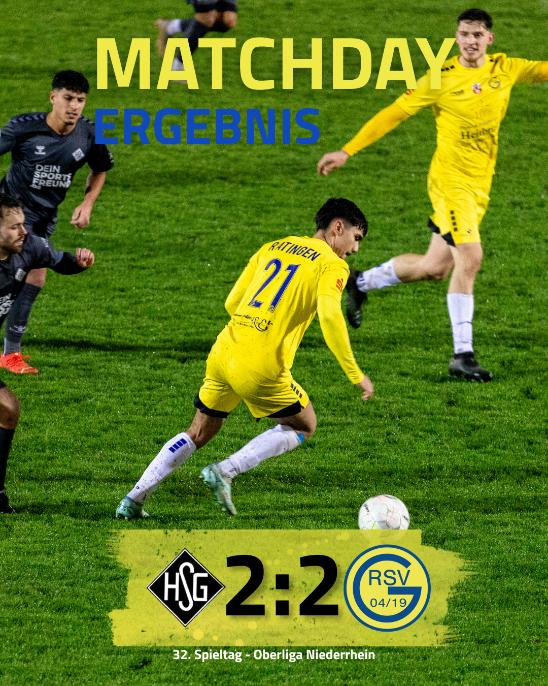 2:2 in Holzheim: Ratingen 04/19 nimmt einen Punkt mit