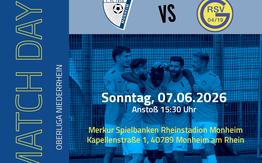 Das große Saisonfinale: Ratingen 04/19 reist nach Monheim