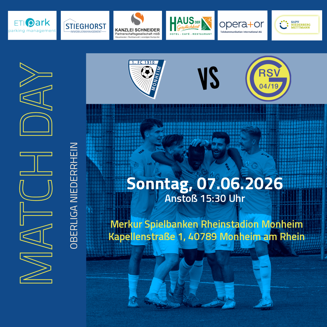 Das große Saisonfinale: Ratingen 04/19 reist nach Monheim