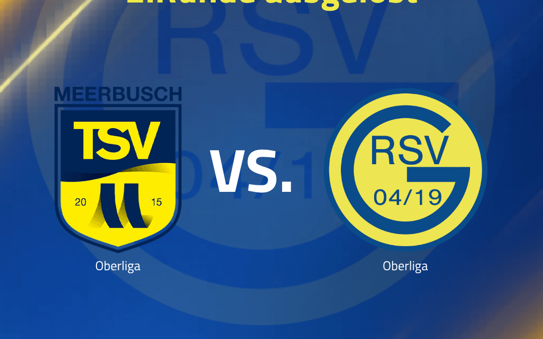 Niederrheinpokal: Ratingen 04/19 trifft auf den TSV Meerbusch