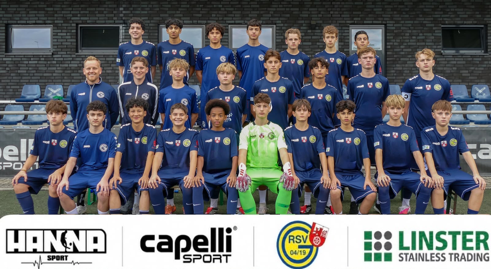 Die B2 Mannschaft des Ratingen 04/19 Fußballvereins