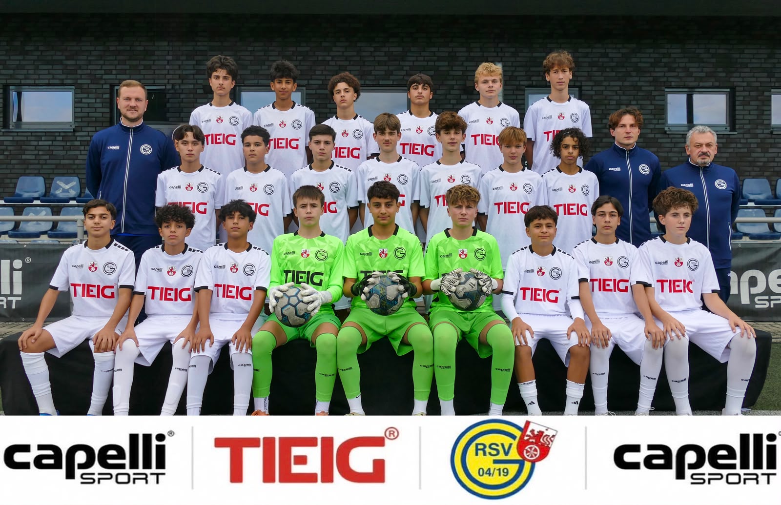 Die C1 Mannschaft des Ratingen 04/19 Fußballvereins