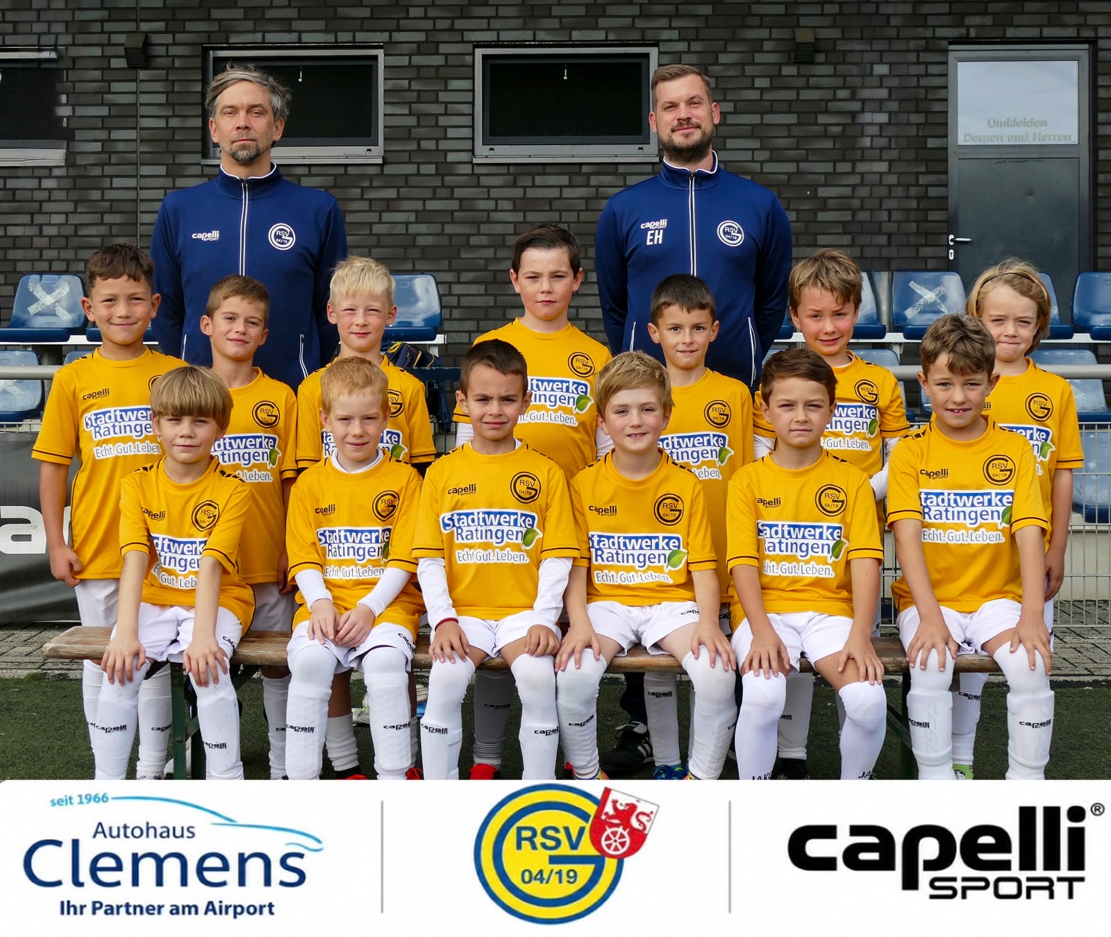 Die F4 Mannschaft des Ratingen 04/19 Fußballvereins