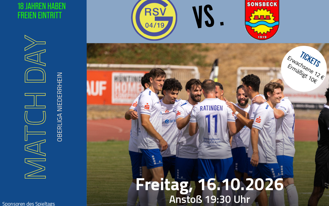 Freitagabend am Stadionring: SV Sonsbeck zu Gast
