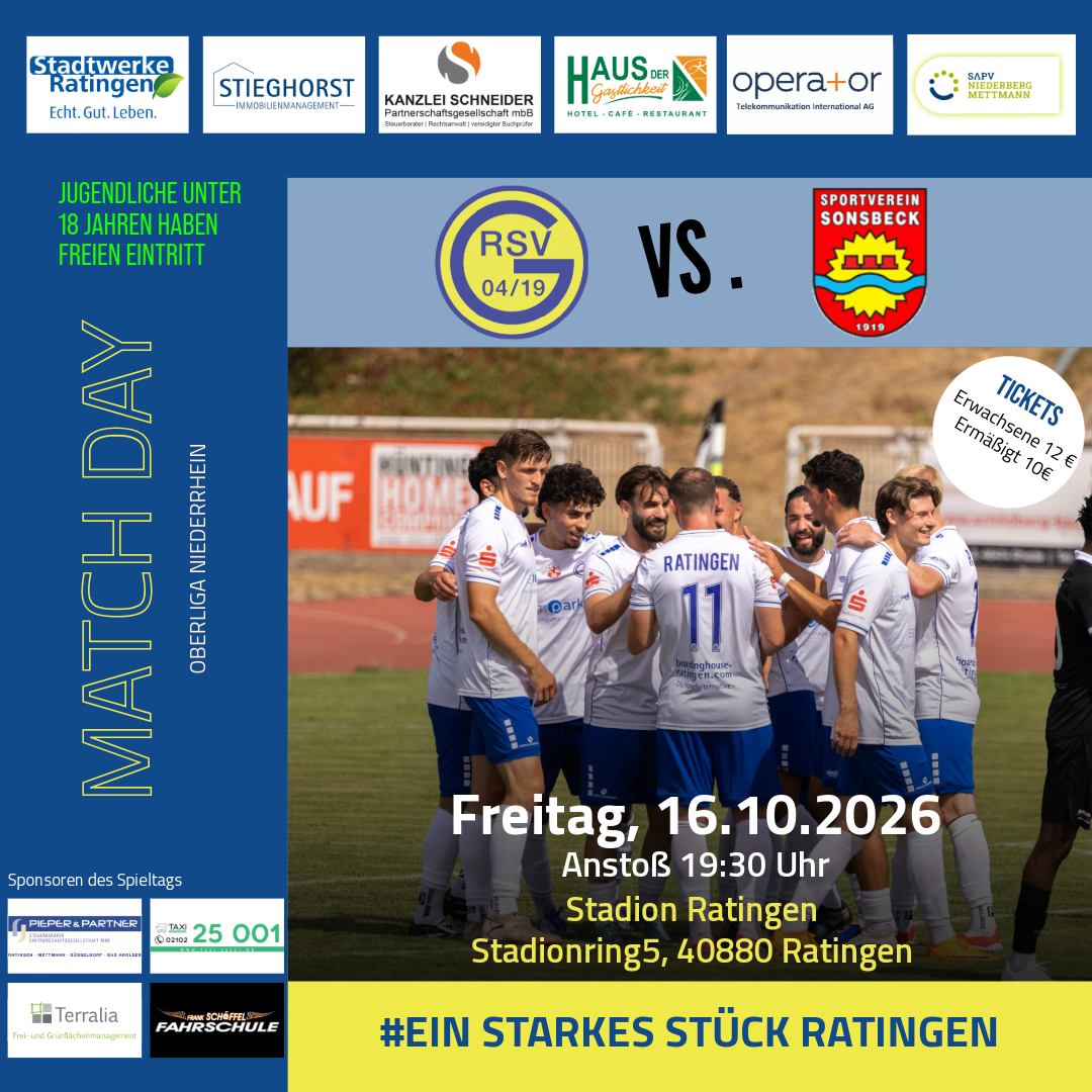 Freitagabend am Stadionring: SV Sonsbeck zu Gast