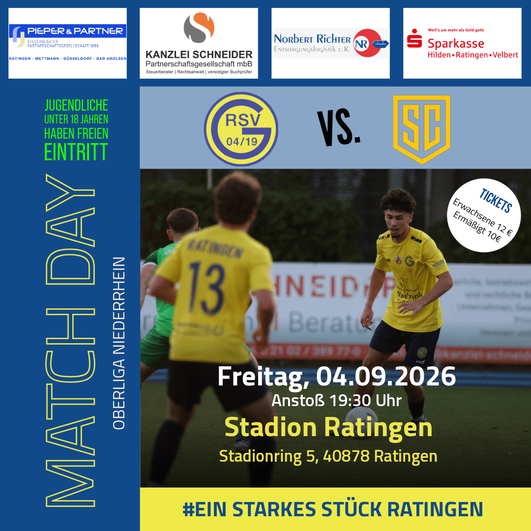 Freitagabend am Stadionring: SC St. Tönis zu Gast