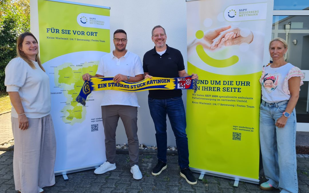 Premium-Sponsor SAPV Niederberg/Mettmann: „Wir fühlen uns mit den Werten des Vereins sehr verbunden.