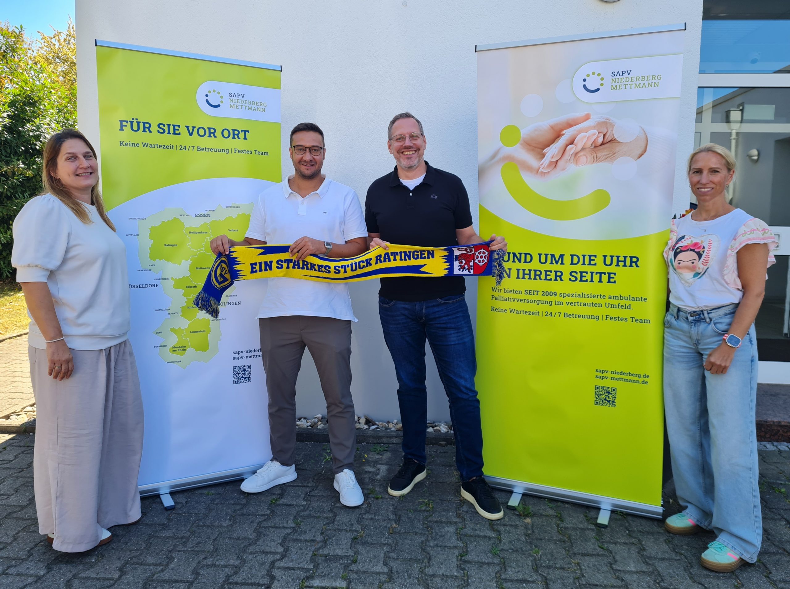 Premium-Sponsor SAPV Niederberg/Mettmann: „Wir fühlen uns mit den Werten des Vereins sehr verbunden.