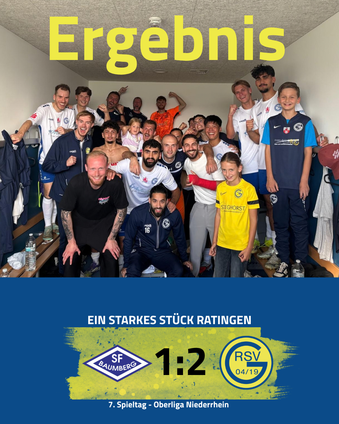 Erster Ligasieg: 04/19 gewinnt in Baumberg