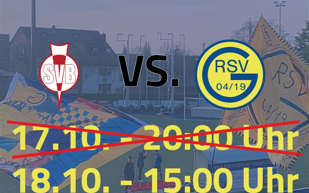 Spielverlegung: SF Biemenhorst – Ratingen 04/19