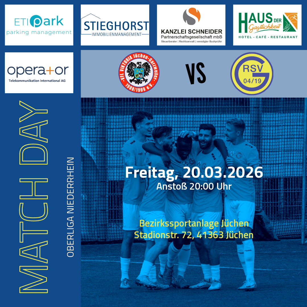 Freitagabend unter Flutlicht: Wir treten in Jüchen an