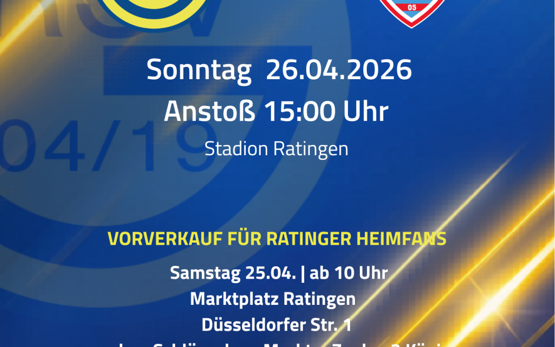Vorverkauf für das Heimspiel gegen den KFC Uerdingen startet