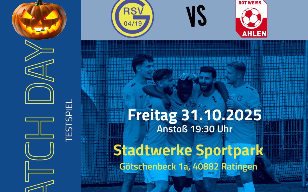 ⚽ Testspiel gegen Rot Weiss Ahlen im Stadtwerke Sportpark