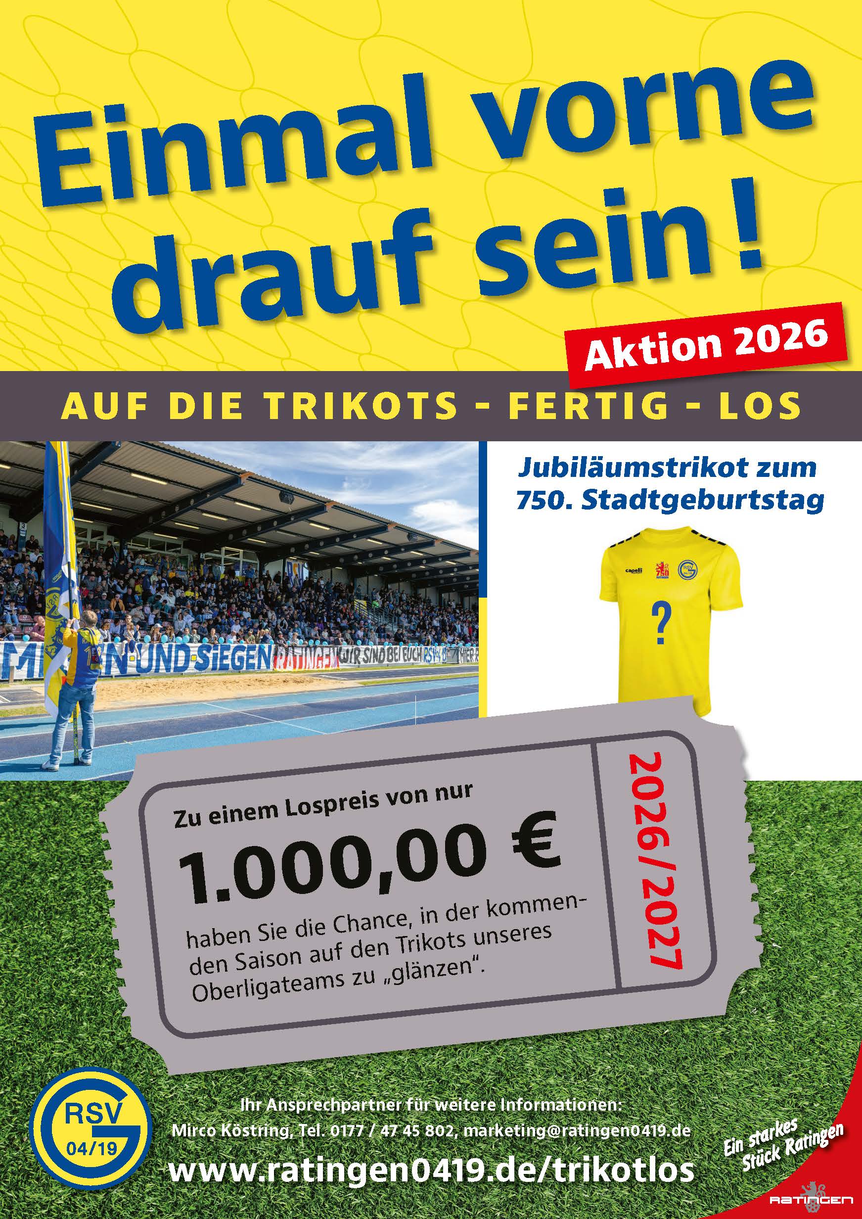 Auf die Trikots – fertig – los!