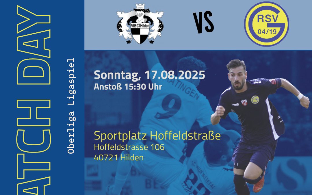 Saisonstart in Hilden – Ratingen 04/19 startet auswärts gegen den VfB 03 Hilden