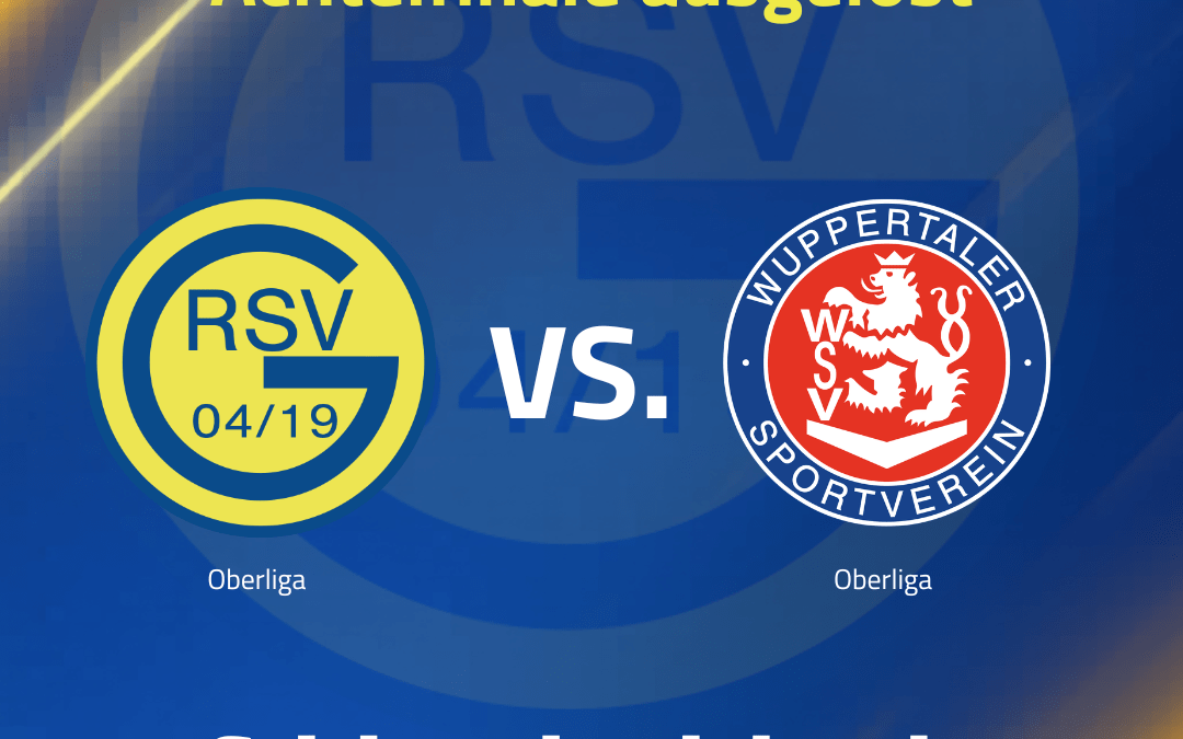 Achtelfinale gegen den Wuppertaler SV