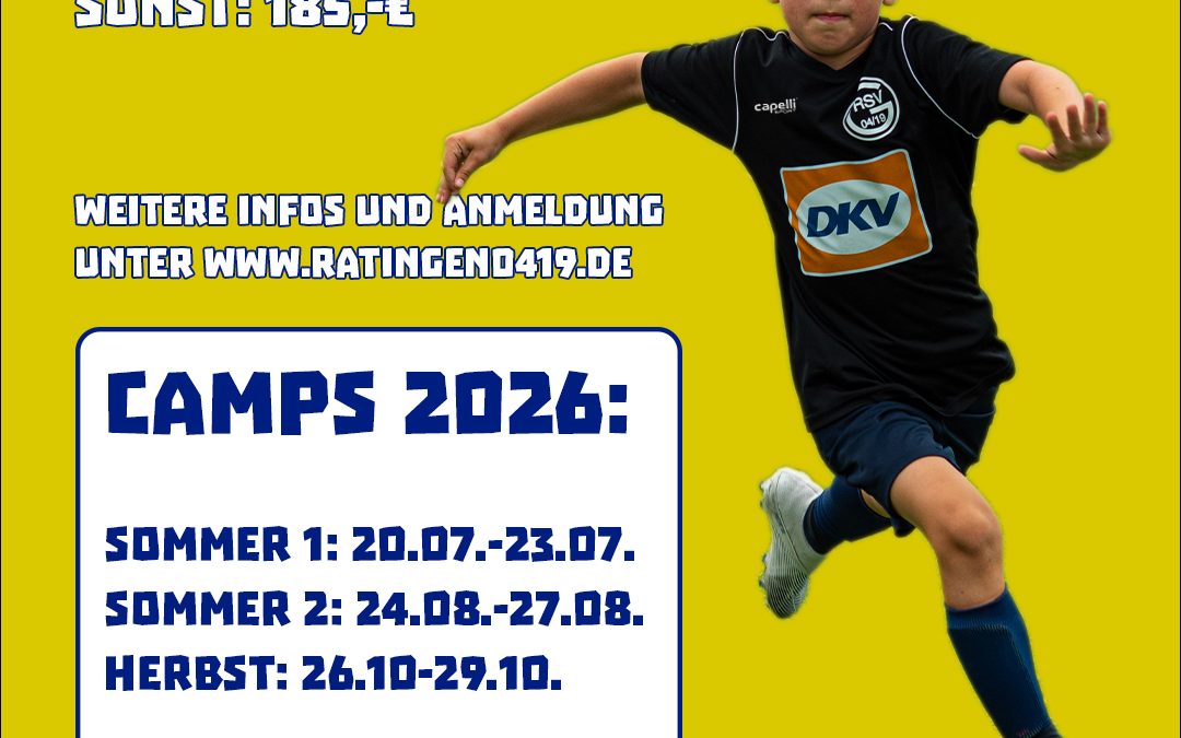 Sommercamps 2026 – Jetzt Plätze sichern!